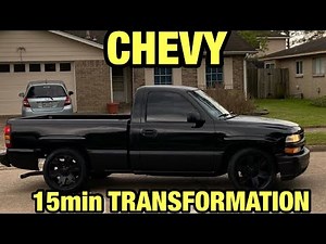 BUILDING A CHEVY SILVERADO IN 15 MINUTES LIKE THROTL | 2000 CHEVY SILVERADO SHORT BED REBUILD