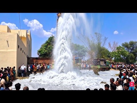 Borewell Drilling - 10 Hp Motor 700 Feet Boring in Just 2 Hour | Powerful Compressor Machine Video