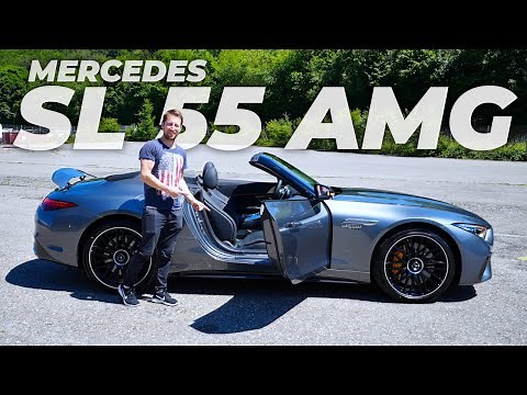 New Mercedes SL 55 AMG 2022 Review 4K