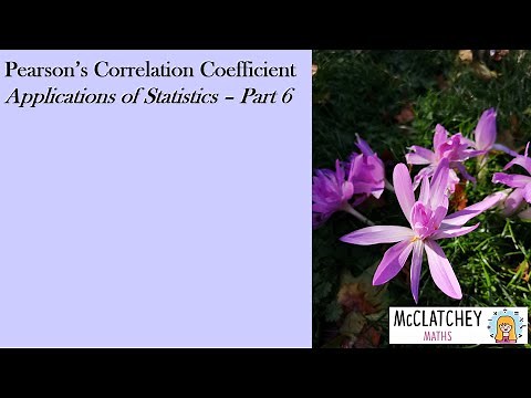 How to calculate Pearsons Correlation Coefficient