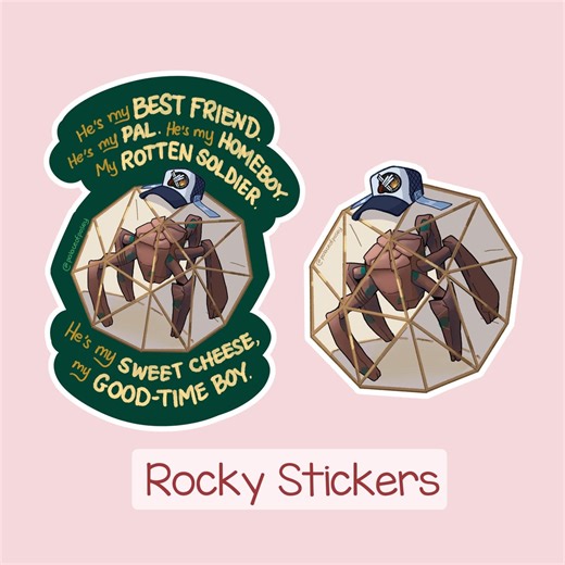 Project Hail Mary Rocky Stickers - Etsy