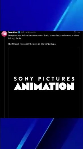 Sony Pictures Animation announces new animated movie called buds