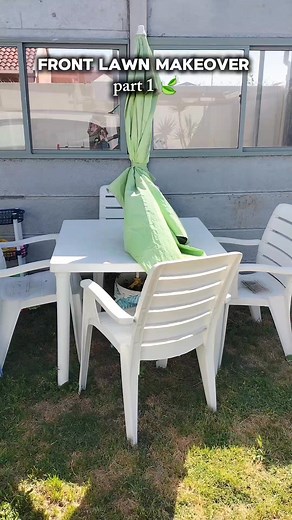 Lawn Project Makeover 🍃 Part 1 This project is still a work in progress, and I'm so excited about the transformation. Like, Follow and stay tuned to see how it all comes together ❤️ #diymakeover #lawnproject #homeblog #homemakingwithfirdows #makeover | Homemaking with Firdows
