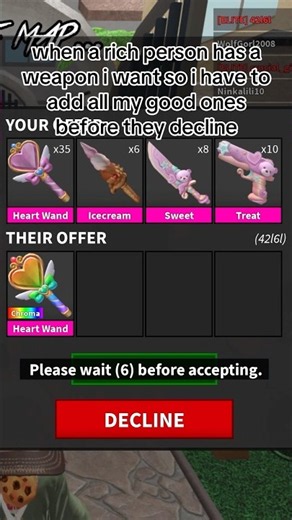 Like let me add please #roblox #mm2 #murdermystery2 #mm2gameplay #mm2roblox #mm2trading #nikilis