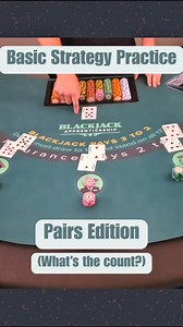 31K views · 193 reactions | Blackjack Basic Strategy Practice: Pairs | Blackjack Apprenticeship | Blackjack Strategy & Card Counting | Facebook