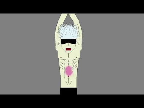 Gojo get gut punch (request)_torture animation multiverse