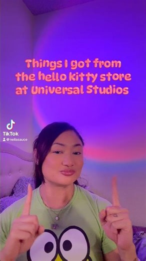 Things I got from the hello kitty store at universal studios!