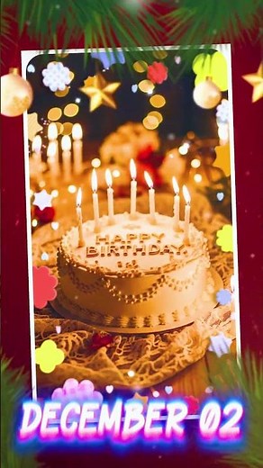 ✨ Happy December 2nd Birthday | Special and Surprise Birthday 🎉🎉🎉