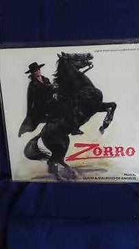 LP "Zorro" (1975) starring Alain Delon: Guido & Maurizio De Angelis; Ottavia Piccolo