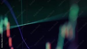 Detailed shot market diagram revealing shifting prices tall and short indicators