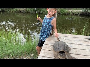 Snapping Turtle Catch, Clean and Cook