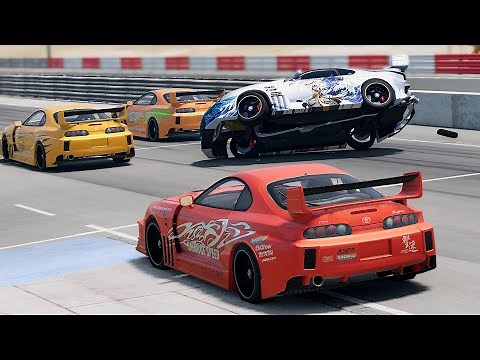 Realistic Racing Crashes #70 | BeamNG Drive