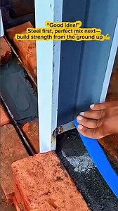 Manual Mastery! Pro Installs Steel Plate & Hand-Pours Mortar for a Rock-Solid Base 🔩🧱