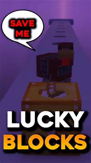 TNT Chicken vs Lucky Blocks in the End #minecraft #shorts