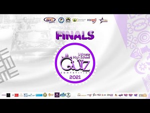 LIVE || ULTIMATE HIGH SCHOOL QUIZ FINALS