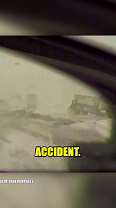 Two Trucks Collide on Snowy Highway A dashcam captures a fatal crash on a snowy highway as two trucks collide and flip into a ditch. Poor visibility and icy conditions made this accident unavoidable—a chilling reminder to drive carefully in severe weather. ❄️🚛 #foryou #fyp #truckaccident #snowdriving #dashcamfootage | Dash Crash
