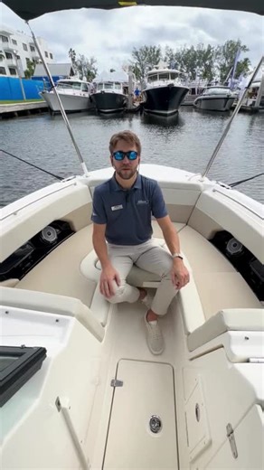 3K views · 52 reactions | At 24 feet, our 240 Vantage dual-console features a bow fit for storing an entire day's worth of gear. Learn more with brand expert, Bryce Birmingham. | Boston Whaler, Inc. - Global | Facebook