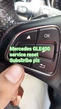 How to reset 400 service light Mercedes #automobile