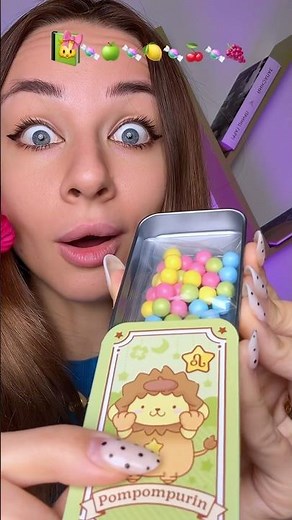 Opening cutest kitty sweet box with fruit candies 😋