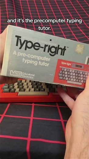 Type-Right by V-tech #gamer #retrogaming #vintage #80s #computer