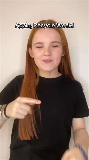 20K views · 880 reactions | Welcome to today’s sign of the day! Today’s sign of the day is “Recycle Week!” Using SSE (With BSL signs!) -Let’s Make A Difference❤️ #BSL #signoftheday #letsmakeadifference #learntosign #education #SSE | Let’s Make A Difference | Facebook