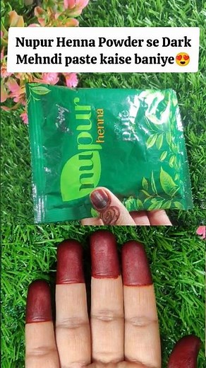 How to make Nupur Henna paste 😍#mehndi #henna #hennadesign #mehndipaste #mehandi