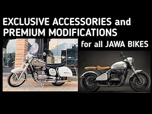 EXCLUSIVE ACCESSORIES and MODIFICATIONS FOR ALL JAWA MOTORCYCLES | JAWA BIKE ACCESSORIES