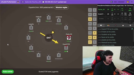 Bomb party con suscriptores 💣