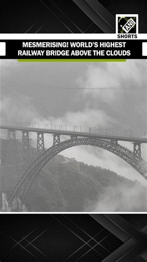 World’s Highest Railway Bridge Above the Clouds in Jammu’s Reasi District
