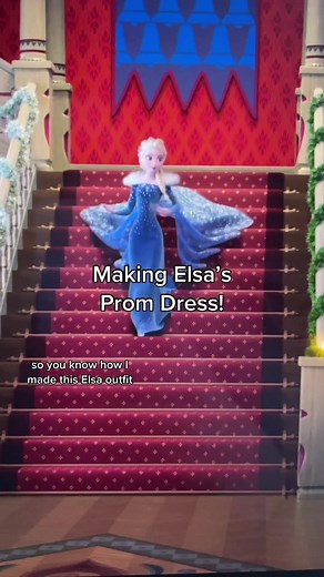 Making Elsa’s Prom Dress!
