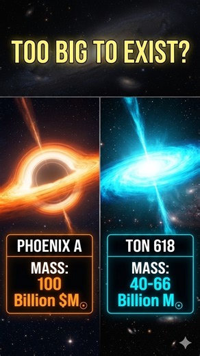 Ranking the Cosmic Giants #space #blackhole