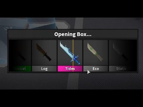I UNBOXED A GODLY TIDES IN MURDER MYSTERY 2! (MM2)