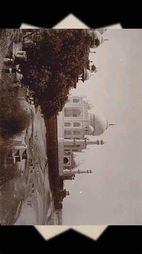 Taj Mahal in 1895 | Rare Photograph by Lala Deen Dayal | AI Restored & Colourised