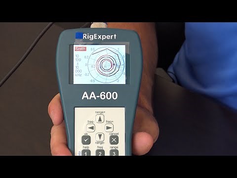 RigExpert AA-600 Antenna Analyzer Review/Quick Demo, Ham Radio Antenna Analyzer