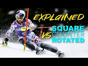 skiing square vs countered vs rotated - what is it? EXPLAINED