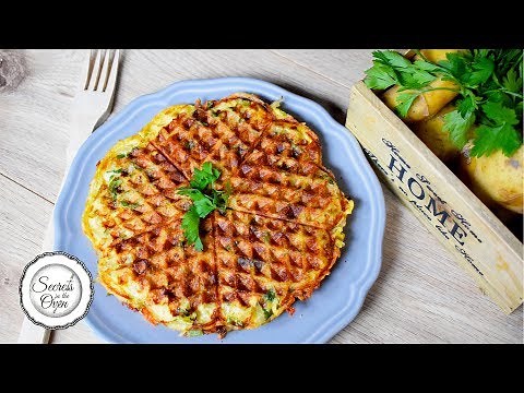 Potato Waffles | How To Make Grated Potato Waffles