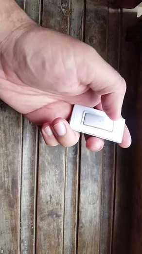 Dog clicker at home.made from bell button