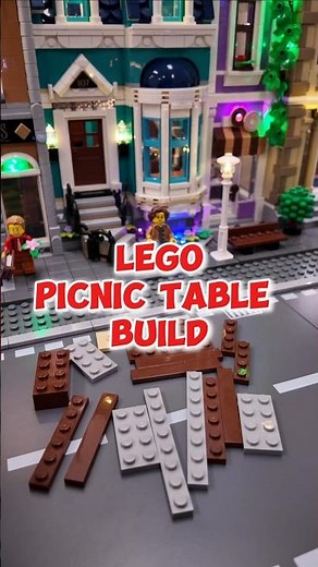 How To Build A LEGO Picnic Table!! #shorts #lego #tutorial