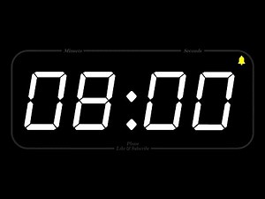 8 MINUET - TIMER & ALARM - Full HD - COUNTDOWN