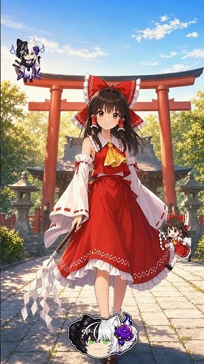 [Touhou Project] Reimu Hakurei Explained in 40 Seconds! The Flying Shrine Maiden and Fantasy Seal...