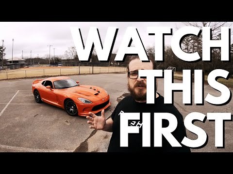 If you're considering a GEN V Dodge VIPER, WATCH THIS FIRST!!!