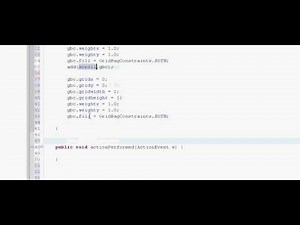 Tutorial Java en Español - Capitulo 30 - GridBagLayout - Parte 2 -