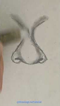 how to do a nose drawing | 🎨