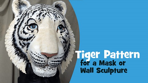 Tiger Mask Pattern For Paper Mache • Ultimate Paper Mache