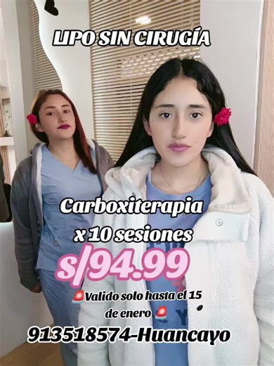 Promoción Imperdible: Carboxiterapia a 95 Soles