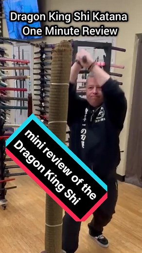 #SwordReview of the Dragon King Shi #katana #sword #SwordTok @Scottoichi