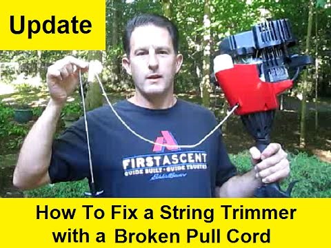 How To Fix a String Trimmer with a Broken Pull Cord 2