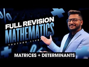 Matrices & Determinants in One Shot | ISC Class 12 | | Yash Maheshwari | Sure Shot 10 Marks