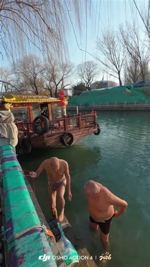 Ageless Swimmers: 90s & 70s Elders Defy Winter