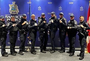 Saanich Police reach milestone by deploying an all-female constable team